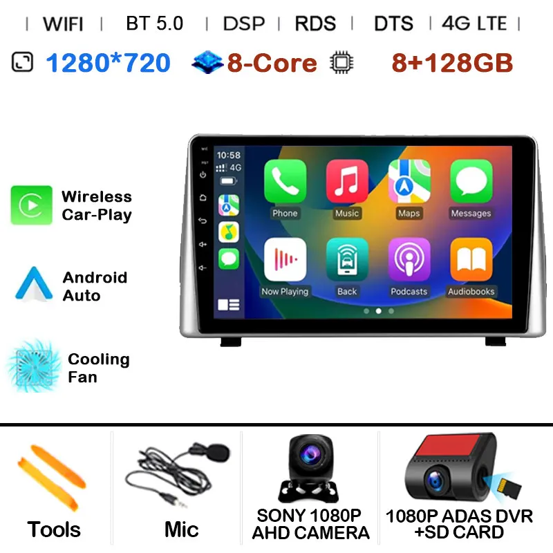 

Мультимедиа Android 15 для BaoJun 530 2018-2019 для Chevrolet Captiva 2018-2019 Автомобильный стереофонический плеер Навигация Carplay