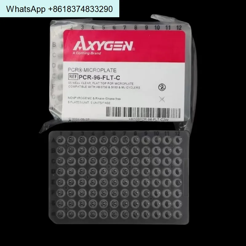 Фото Пластина для ПЦР Axygen 0.2 мл, 96-луночная, PCR-96M2-HS-C, реакционная пластина PCR-96-FLT-C №4