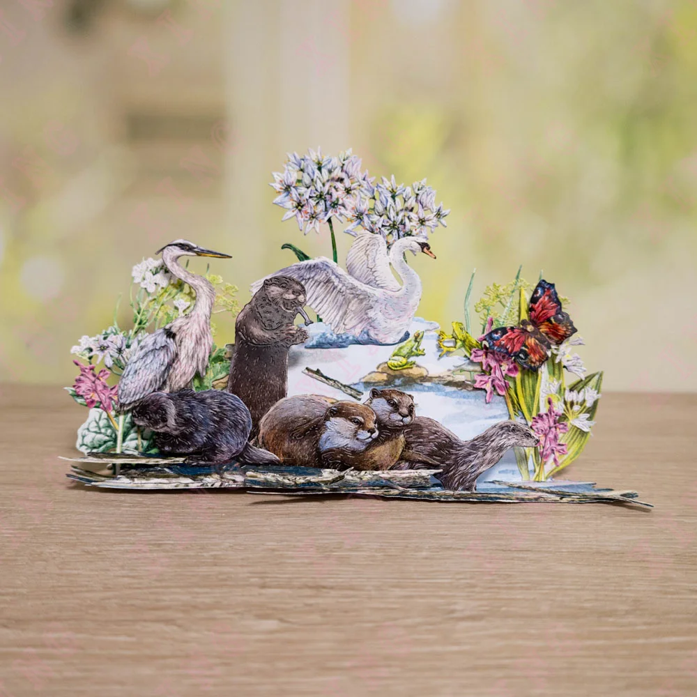 2022 шаблон для украшения альбома скрапбукинга Подарочная открытка сделай сам