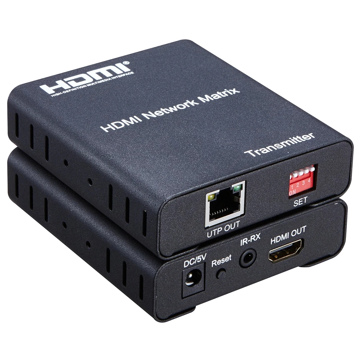1080p HDMI Сетевой удлинитель матрицы 120M с переключателем разветвитель-удлинитель