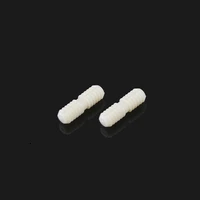 furniture connection accessories double head threaded plastic nylon pin for insert bookcase wardrobes