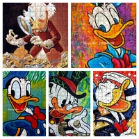 disney donald duck jigsaw puzzles educational toys for children 3005001000 pcs cartoon character puzzle decompress gift adult