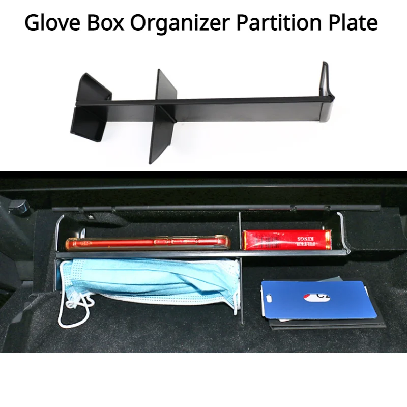 

Glove Box Organizer Partition Plate for Tesla Model 3 Y Center Console Storage Stowing Tidying Divider Shelf Interior 2022-2023