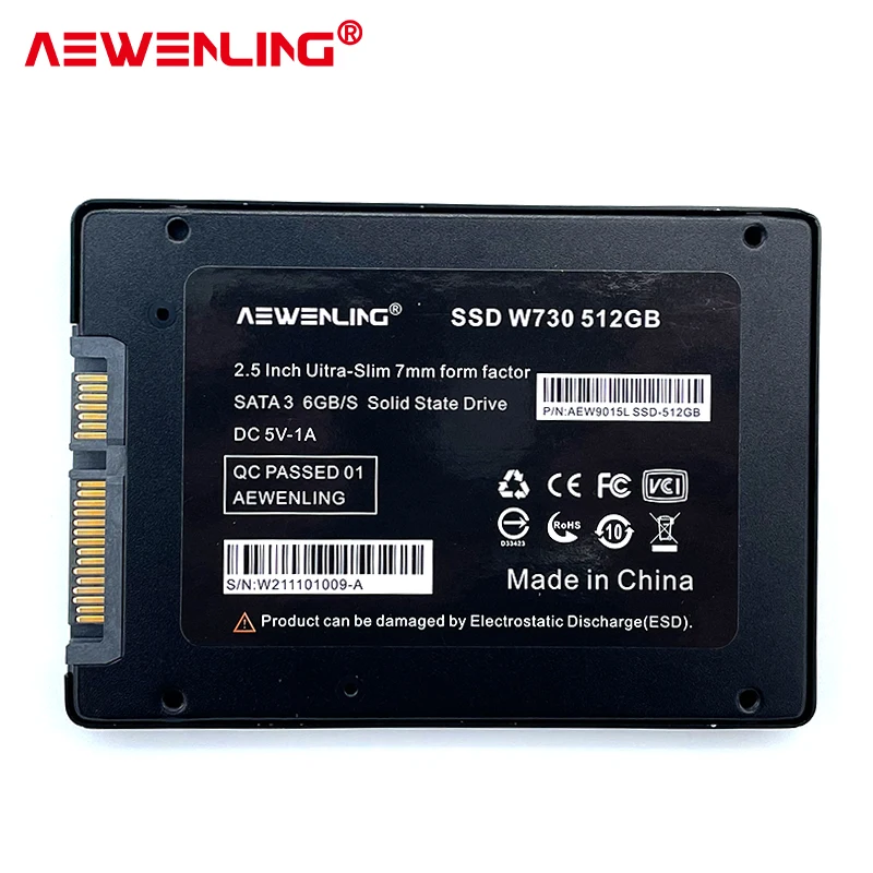 Профессиональный SSD 2 5-дюймовый жесткий диск 128 ГБ 256 512 1 ТБ твердотельный для