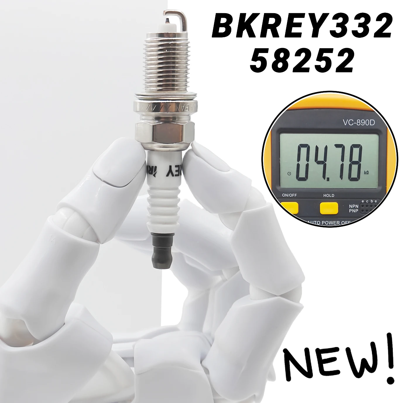 4/20шт 12122158252 FR7KPP332 Иридиевая свеча зажигания для BMW E46 E60 E65 E70 E88 E90 E92 X5 550i 650i 750i 750Li