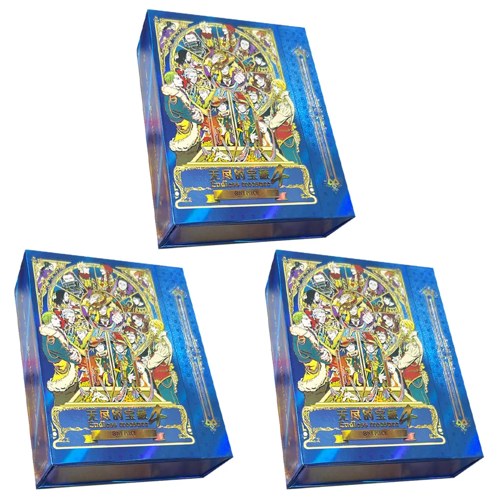 Открытки из принта серия бесконечных сокровищ 4 карты Луффи Зоро сандзи нами