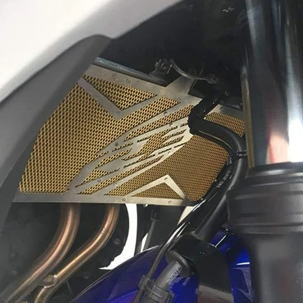 

Защитная крышка радиатора для Yamaha YZF-R3 YZF R3 YZFR3 2015 2016 R25 2014 2017 2018 2019 2020 алюминиевый аксессуар для мотоцикла