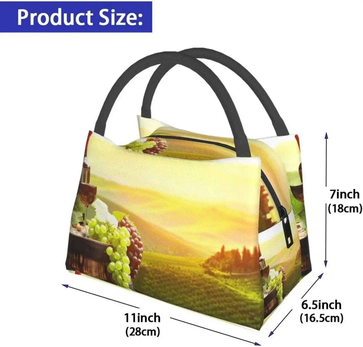 Портативная Изолированная Сумка Для Обеда Водонепроницаемая Красного Вина С