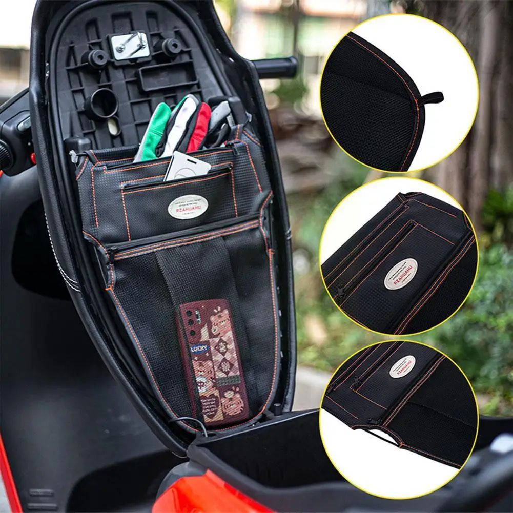 

Велосипедная сумка, сумка для хранения для мотоцикла, электровелосипеда, сумка-ведро на молнии, сумка для мелочей, мотоциклетная сумка из ис...