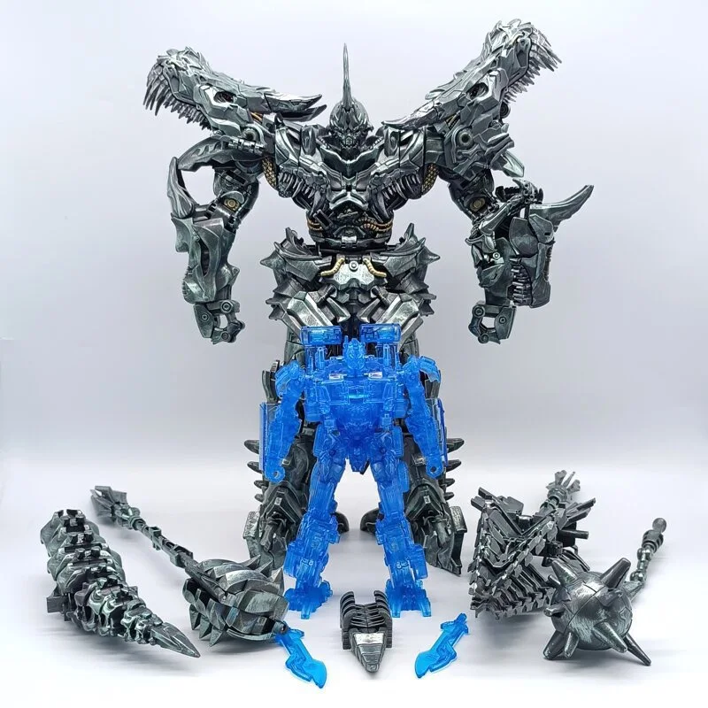 Фото Фигурка-трансформер Grimlock с командиром OP (Baiwei TW1101 TW-1101) из серии фильмов, KO SS07, модель робота, игрушка, подарок №2