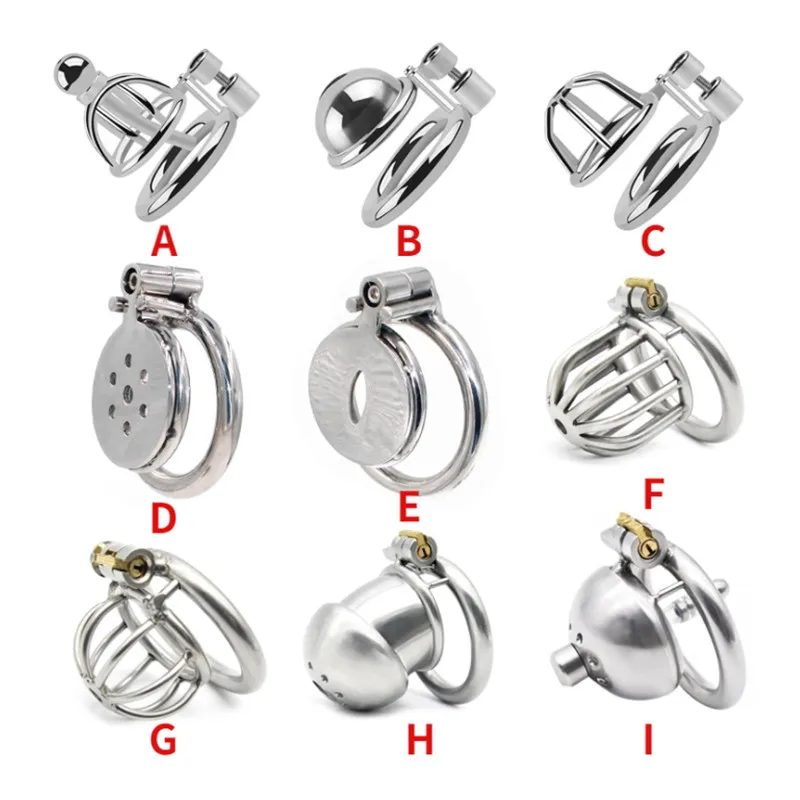 

Hot Stainless Steel Cock Cage Penis Ring Chastity Device With Urethral Catheter Dick Ring Chastity Belt BDSM Sex Toy For Man Gay