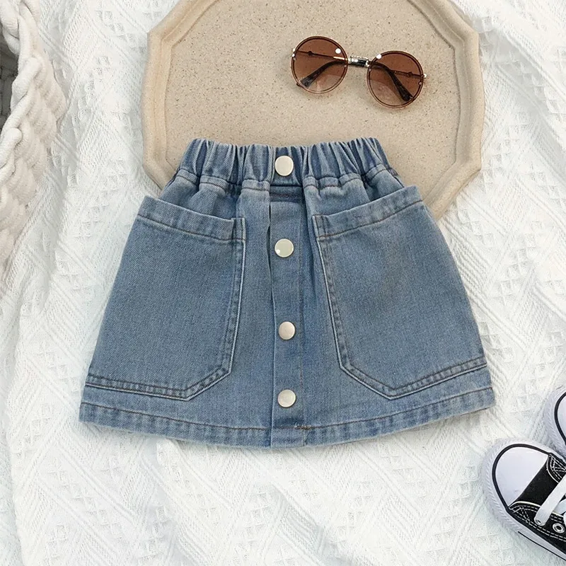 

Fashion Shorts Children Denim Summer Baby Jeans Clothing For Skirts Kids For 1-8years Pink/blue Skirt Skirts Girls