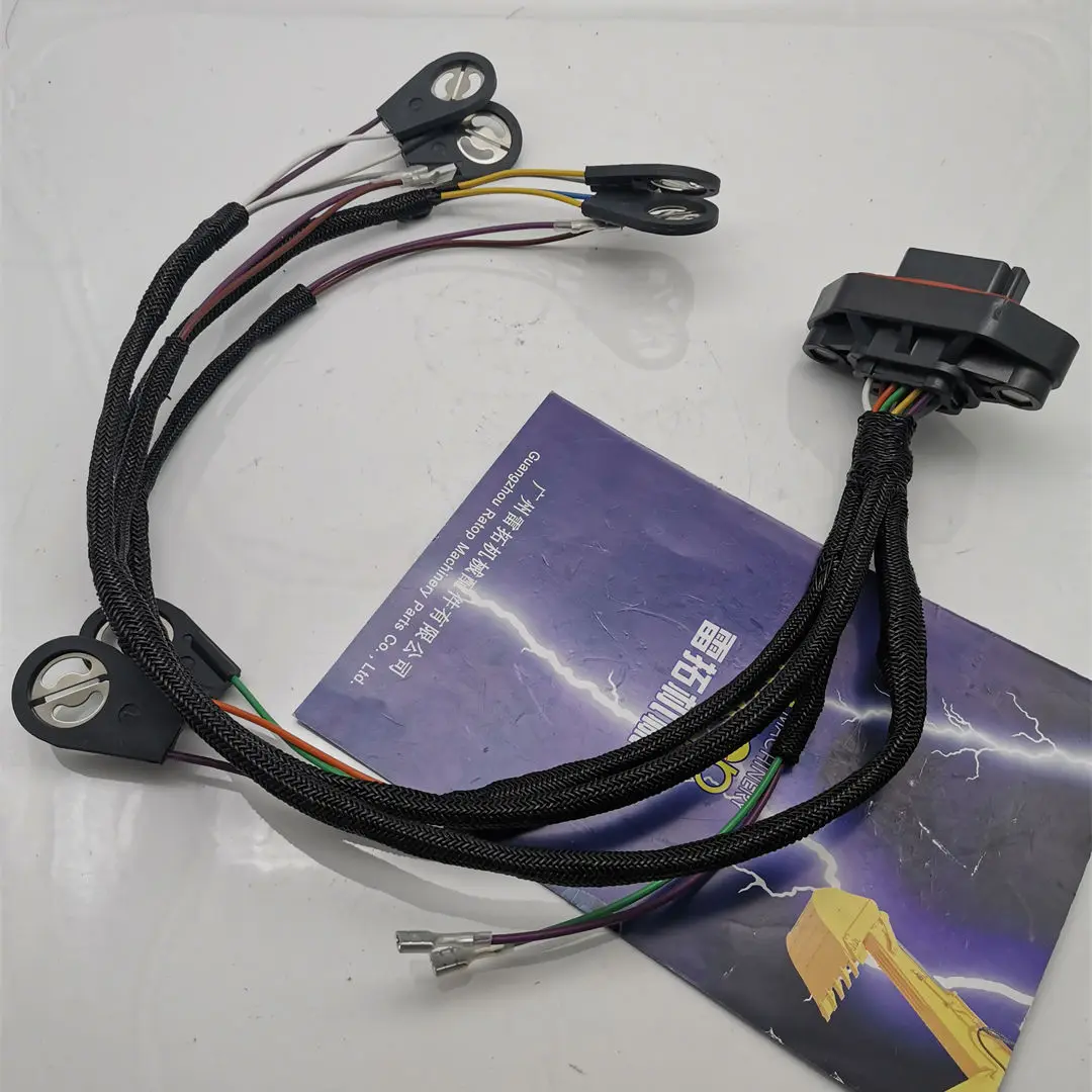 

E345D E349D Excavator Parts C13 Engine Fuel Injector Wiring Harness 418-7614 372-4548 372-4546