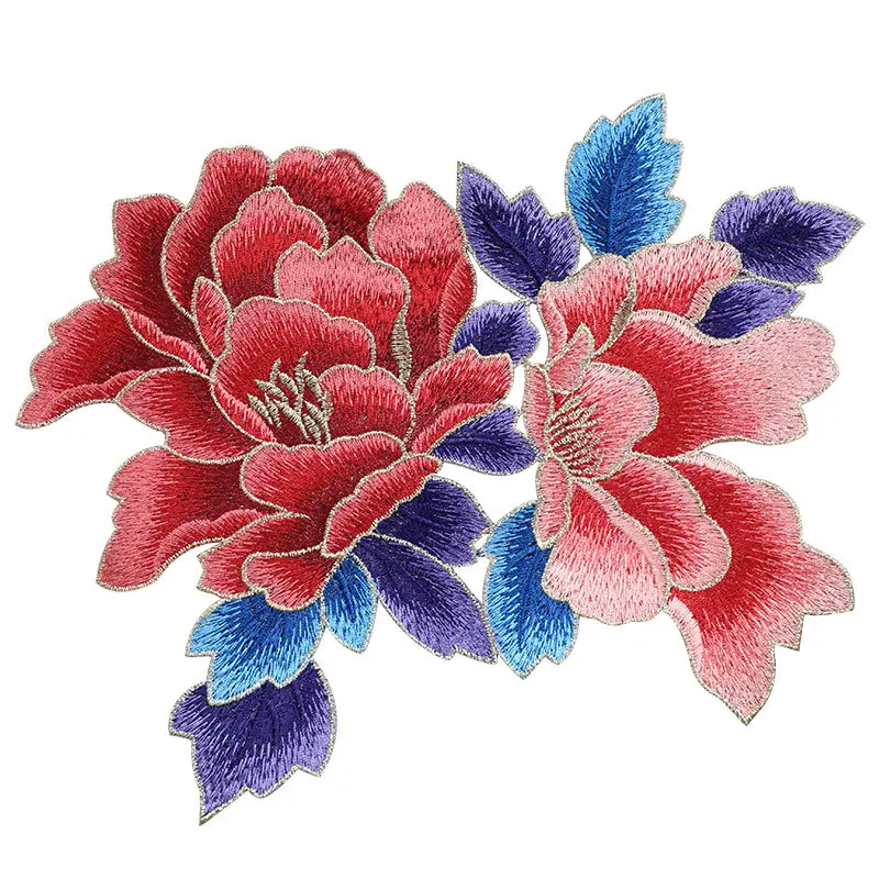 Нашивка с цветком вишни цветок сливы аппликация для утюга Цветочная нашивка