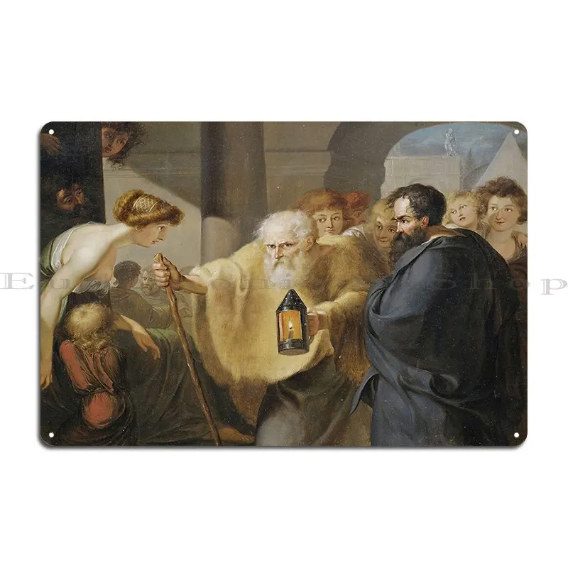 Diogenes поиск честного мужчины с фонарем J H W Tischbei 1780 Hd Высококачественная