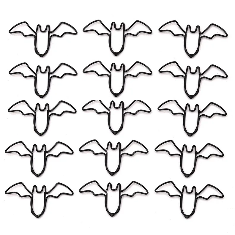 

Металлические черные скрепки 30 шт