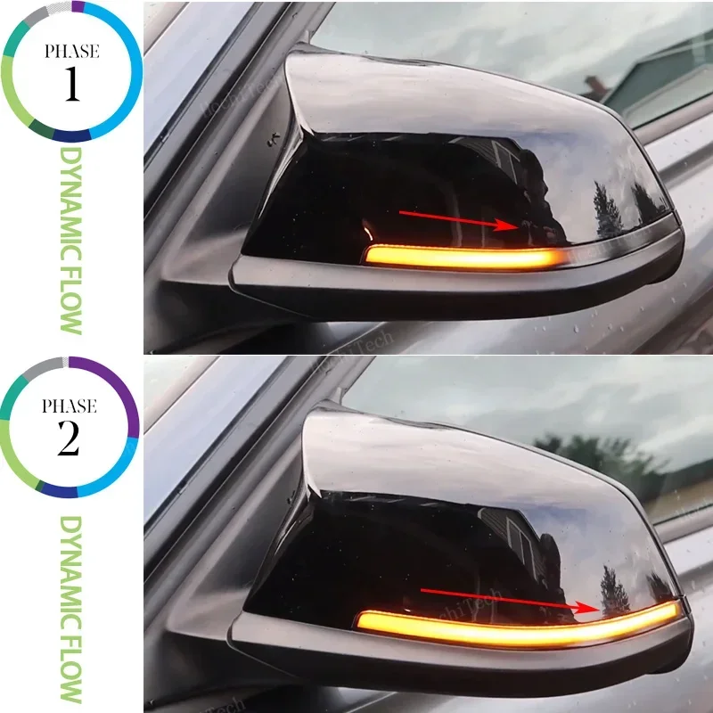 Динамические светодиодные указатели поворота зеркальный индикатор мигающий