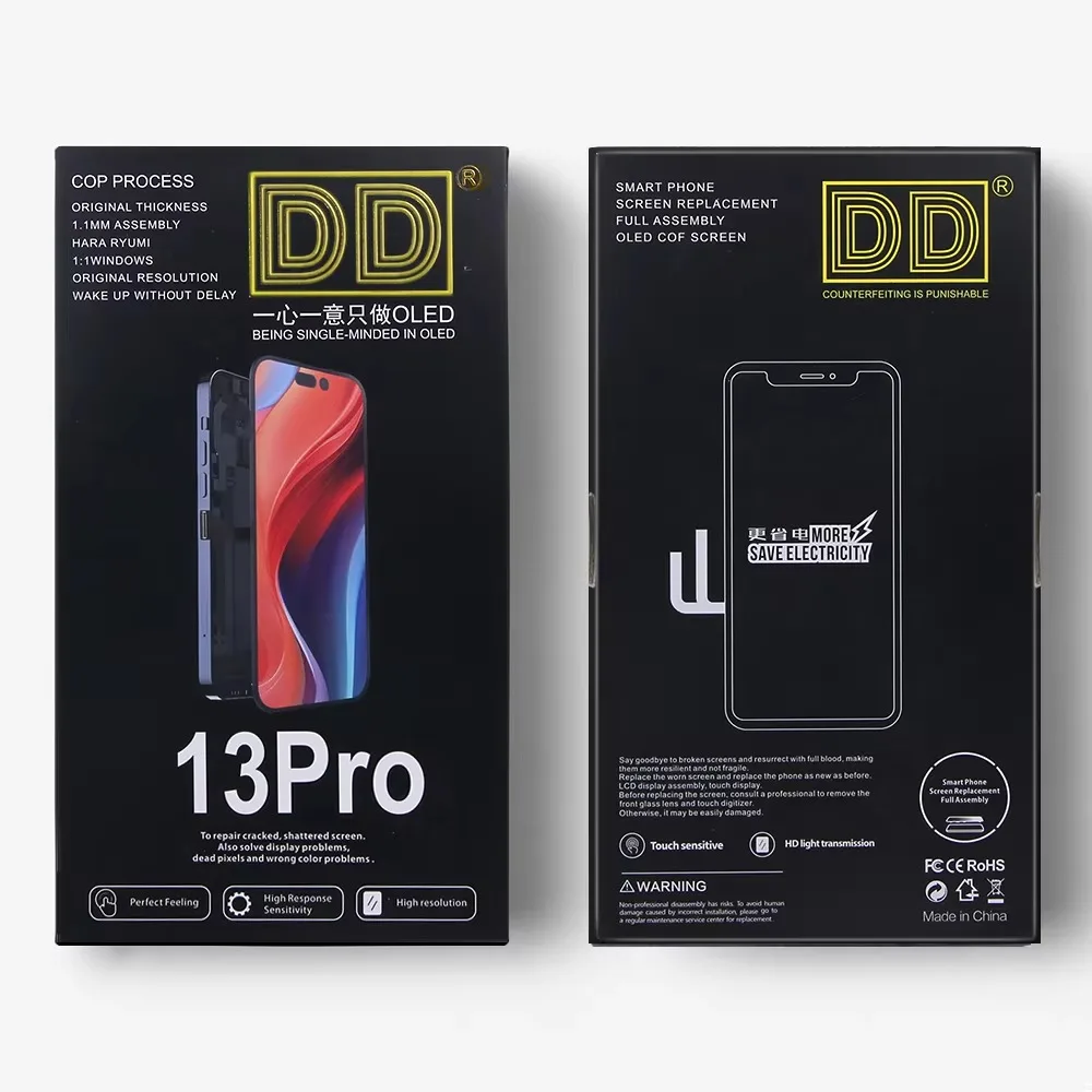 Фото DD SOFT OLED-экран LCD-дисплей для iPhone 12 13 14 15 16 16e 17 Pro Max, сенсорный экран в сборе, замена дигитайзера №3
