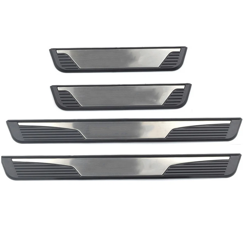 

Stainless Steel Door Sill Scuff Plate Guard Sills Protector Trim for Renault Captur 2017 2019 2020 2021 Accessories Car Styling