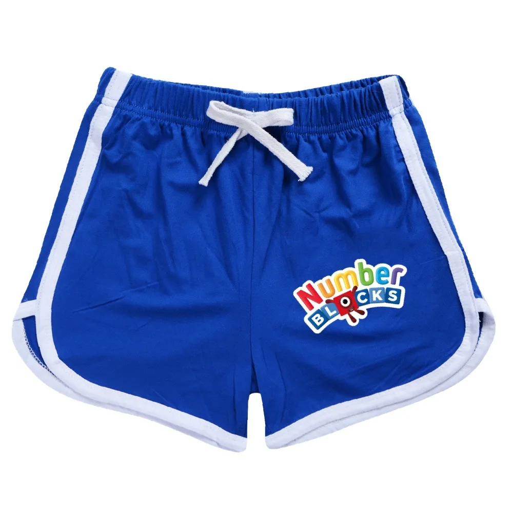 

3-16Y Kids NumberBlocks Clothes Girls Summer Sport Pants Baby Boys Shorts Unisex Children Multi-Coloured Bottoms Casual Trousers