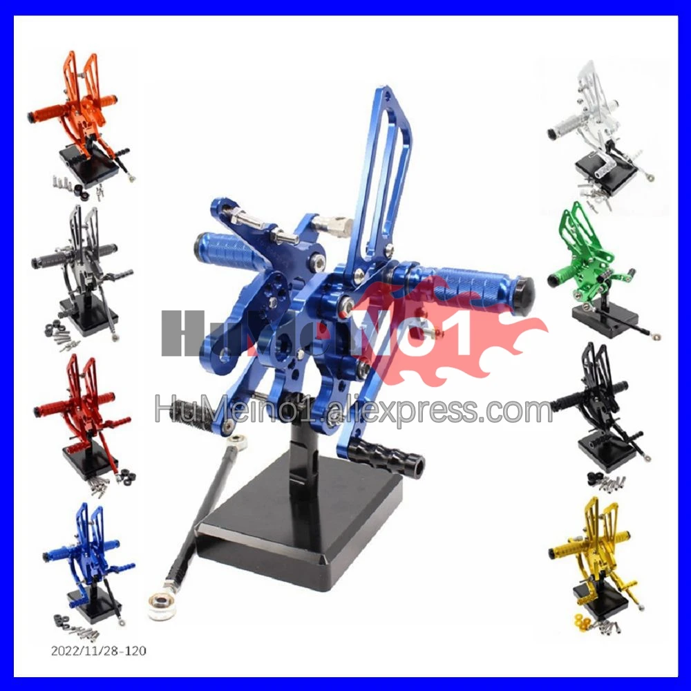 

CNC Foot Rest Pegs Footpeg Rear Set For SUZUKI GSXF650 GSX650F 08 09 10 11 12 13 2008 2009 2010 2011 2013 Footrest Rearset Kit