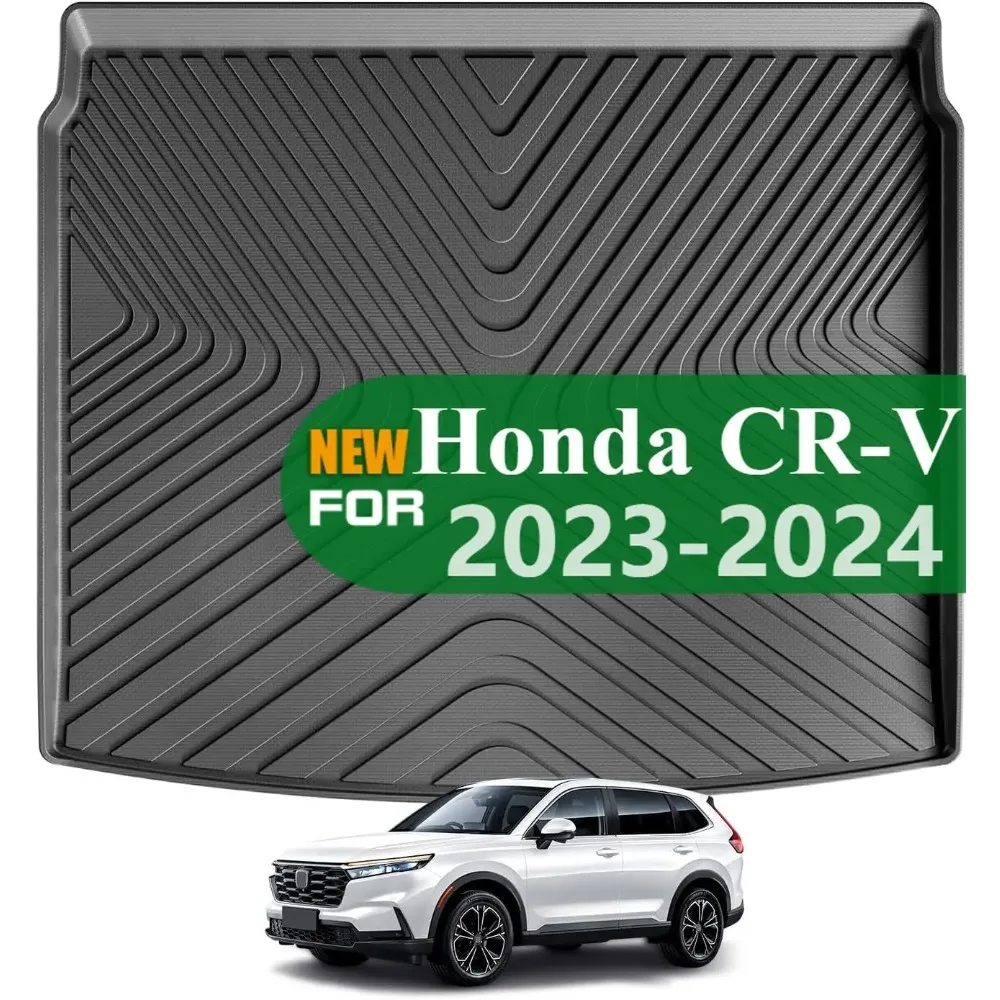 

Подкладка багажника подходит для Honda CR-V CRV 2023 2024 г. (включая гибрида) Всепогодная подкладка багажника TPE Коврик для багажника Противоскользящий водонепроницаемый коврик для багажника