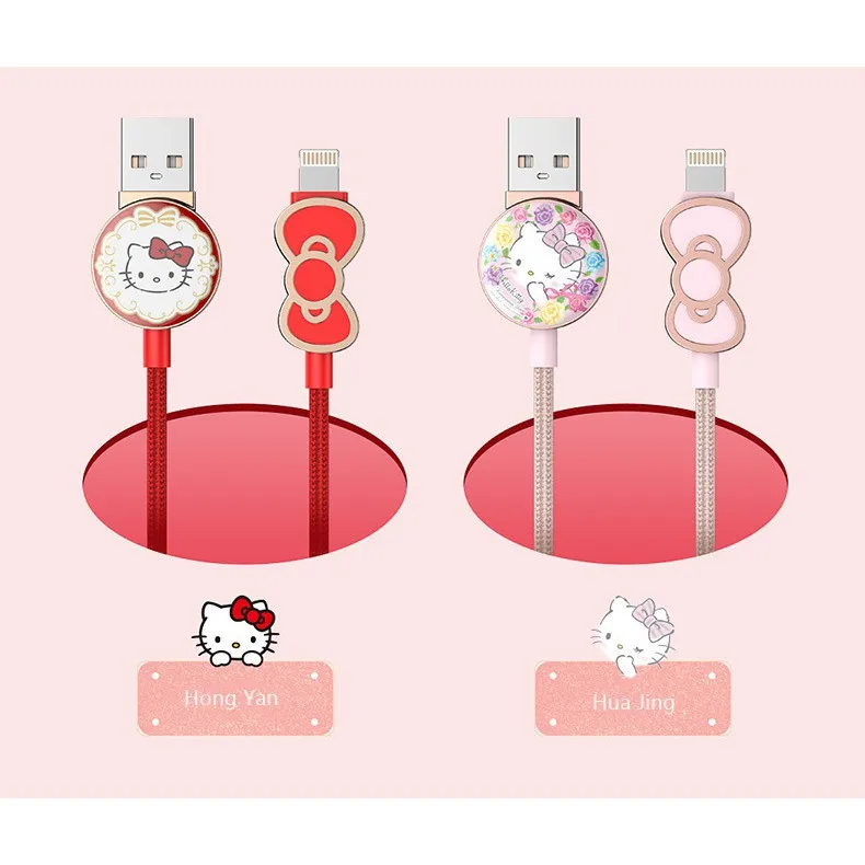 Кабель для передачи данных HelloKitty Apple type-c кабель Android цинковый сплав 3D Головка