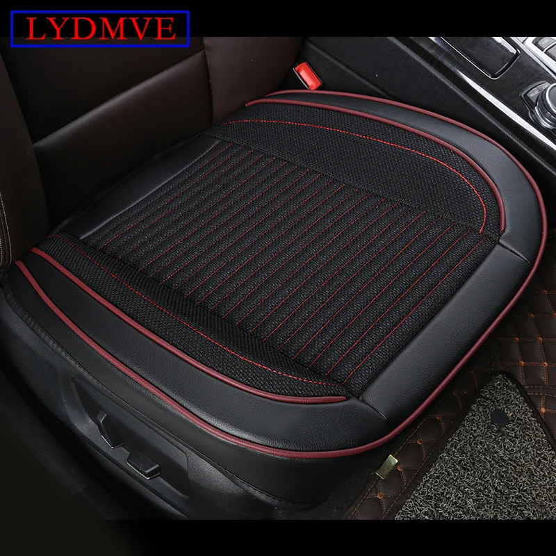 

3D Leather Line Car Seat Cover Linen All-purpose Breathable Protection Cushion For Most Sedans SUV Auto Interior Accessories