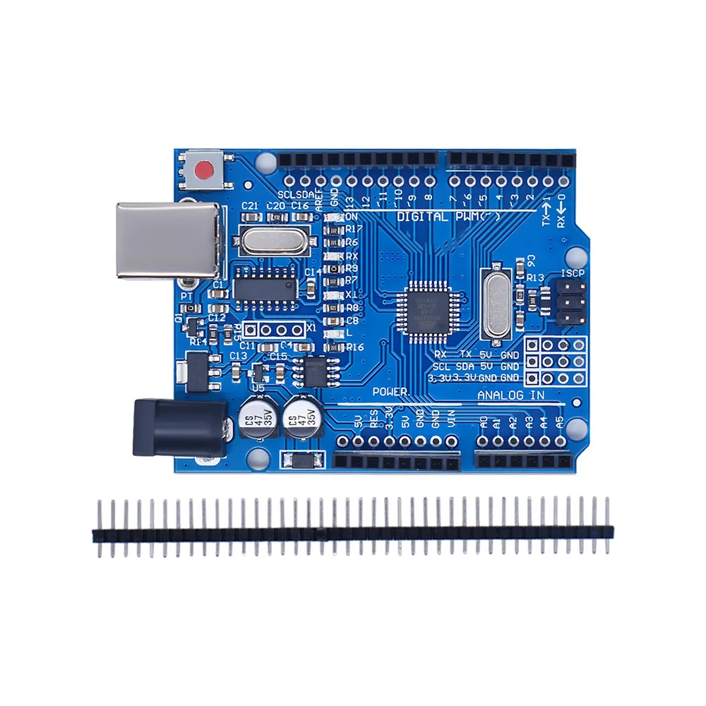 Стартовый комплект для UNO + WiFi R3 оригинальный чип ATMEGA328P CH340G Arduino макетная плата