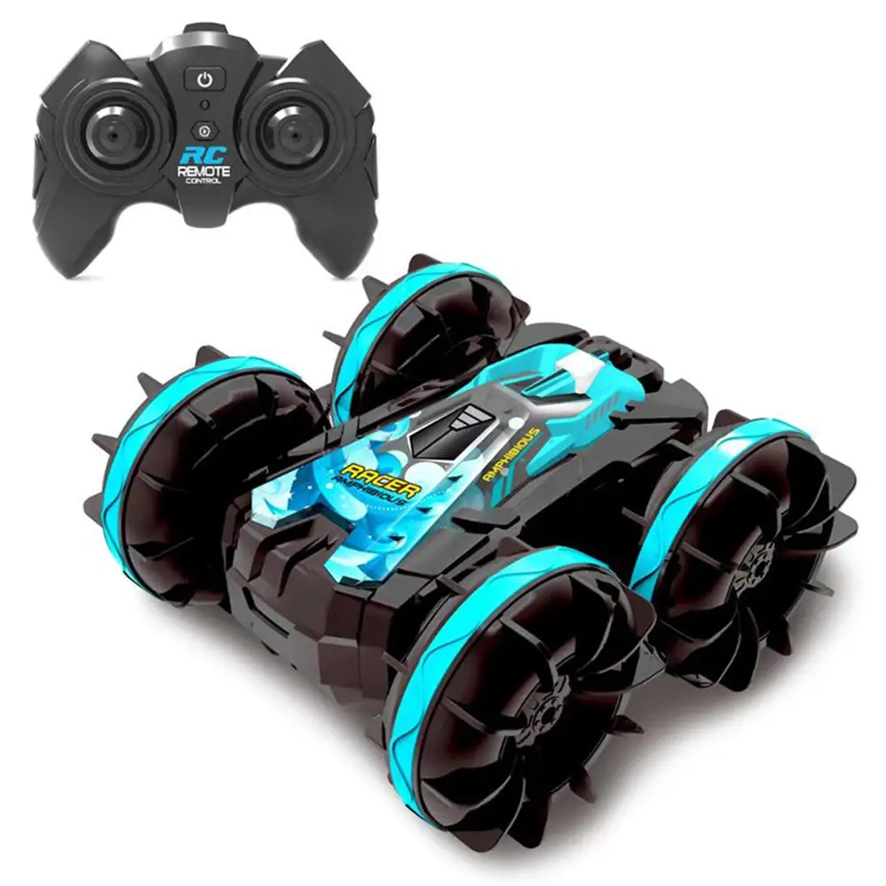 

4wd Rc Stunt Car 2.4g Remote Control Cars Waterproof Amphibious Vehicle Radio Drift Stunt Crawler Electric Toys For Children