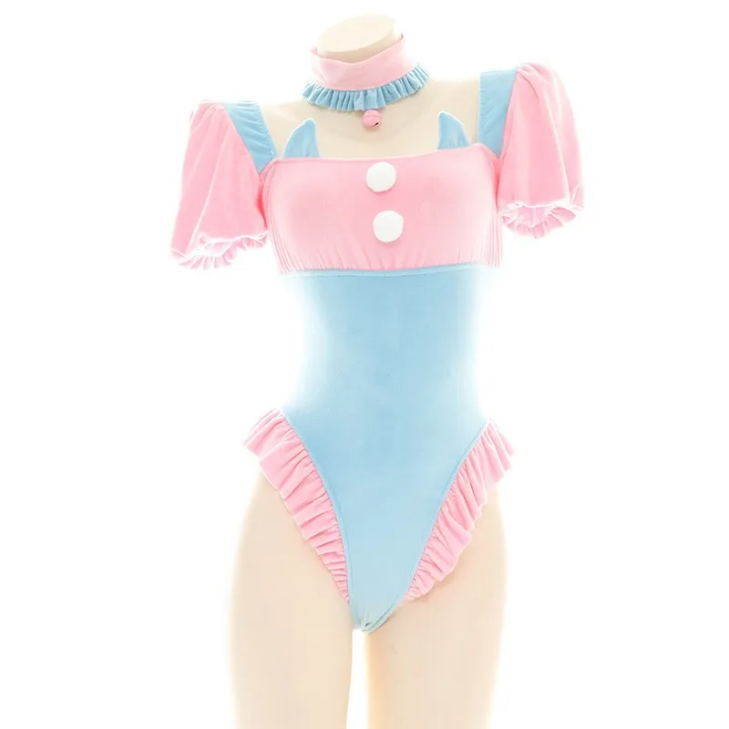 

Lingerie Rabbit Costume Role Playing Costume Sexy High Fork Plush Rabbit Girl Body Pajamas Soft and Cute