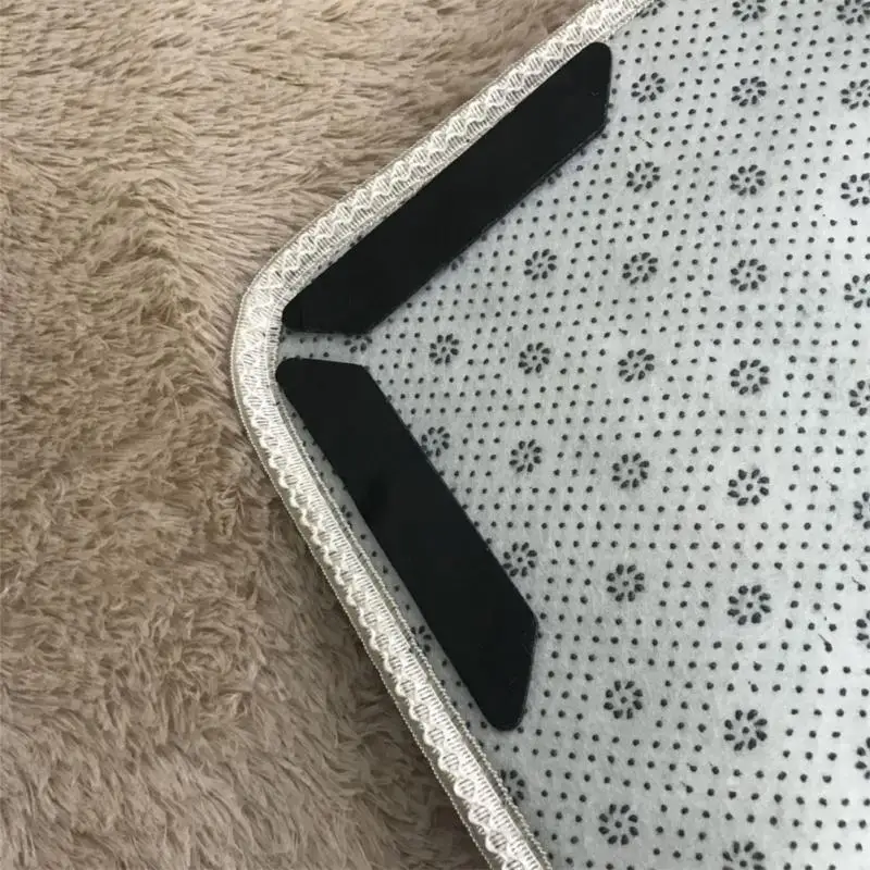 

Anti Skid Floor Rug Mat Tape Anti Curling Rug Carpet Mat Grip Tape L-shape Carpet Sticker For Home Bath Living Room Non Slip
