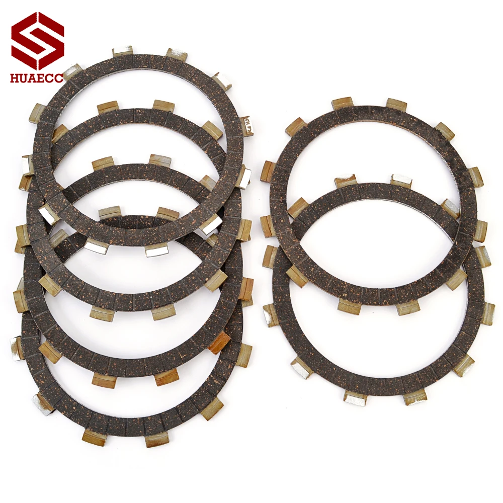 Комплект фрикционных дисков сцепления для Yamaha 5Y1-16321-00 6 360-16325-00 5 1.2 TT 250G 250H 250J