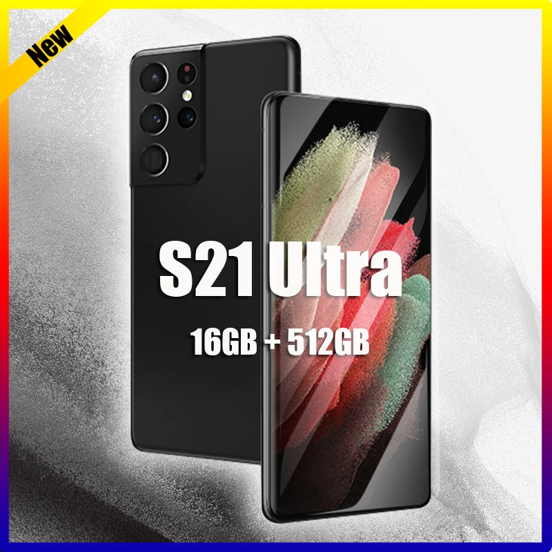 Оригинальный смартфон Galay S22 Ultra на базе android 16 ГБ + ТБ мобильный телефон 24 48 МП 7 3