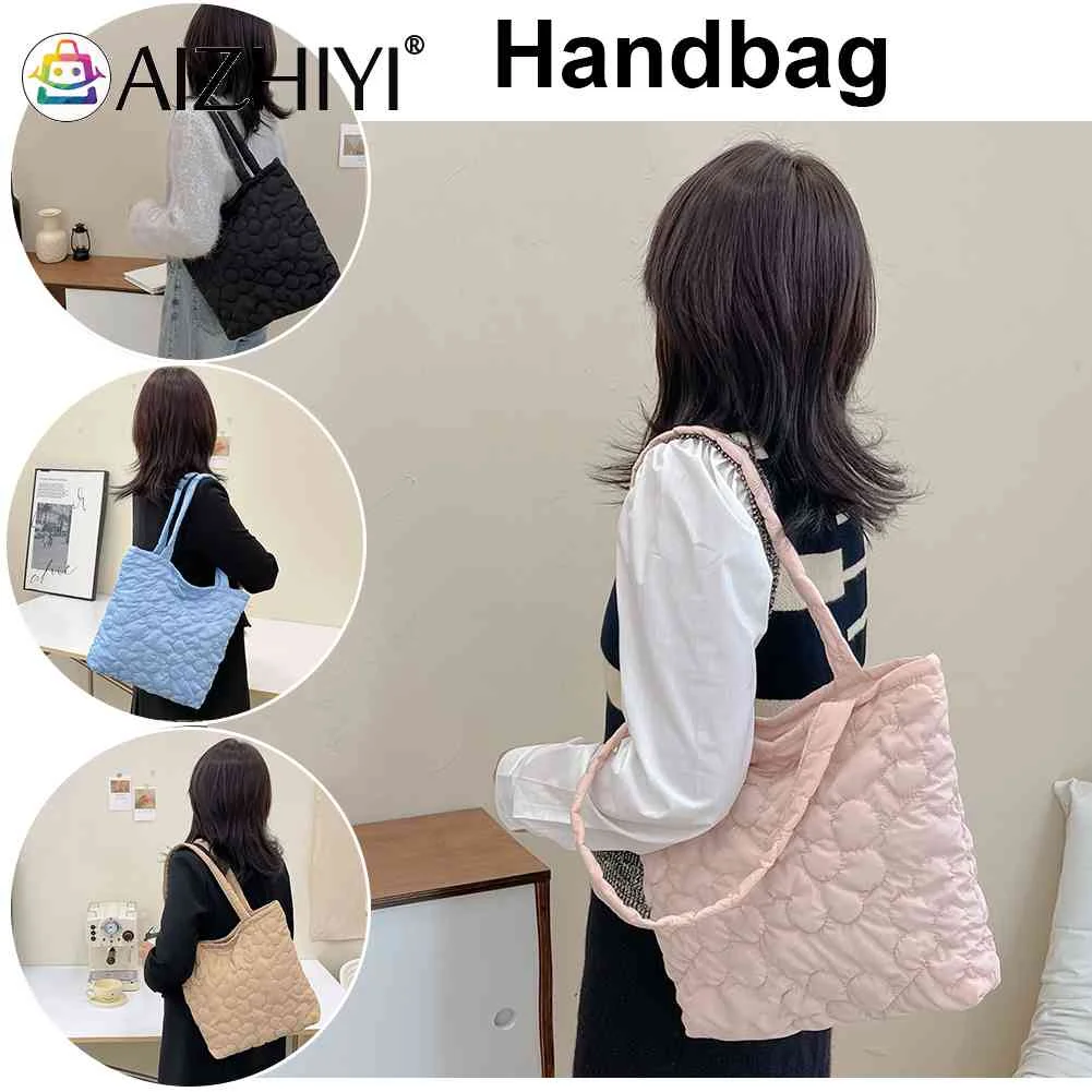 

Shoulder Bag Rhombus Pattern Quilted Purses Handbags Solid Large Capacity Designer for Shopping Office Autumn Winter New Fashion