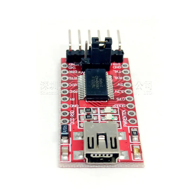 

100 шт. FT232RL FT232 USB для TTL 5 в 3,3 В, кабель для скачивания в модуль последовательного адаптера для USB на 232