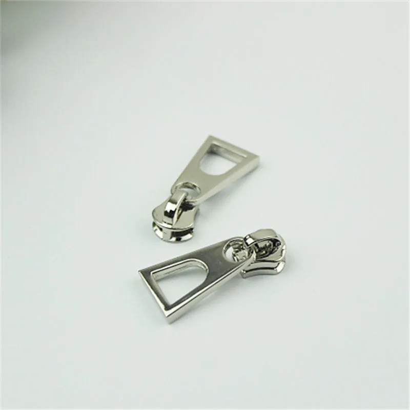 30pcs 5# Zipper Slider Puller for Metal Zippers DIY Bag Jacket Zip Head Slider Clothes Zips Head Repair Fitting Kit