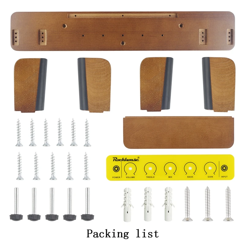 Настенная деревянная вешалка для гитары Rockhouse подвесной кронштейн полка