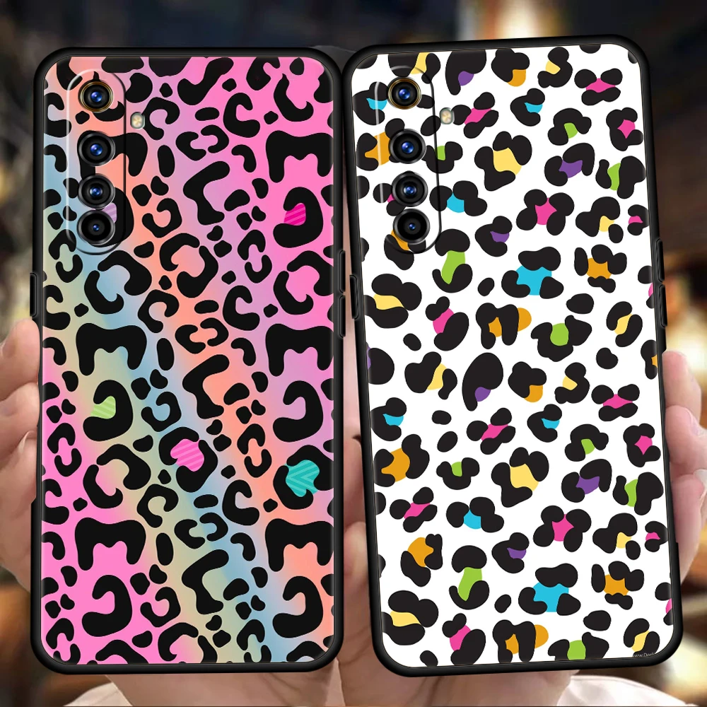 

Tiger Leopard Print Panther Phone Case For Oppo A12 A15 A16 A74 A76 Find X5 Pro A54 A53 A52 A95 Reno 6 7 SE Z A9 2020 Pro Cover