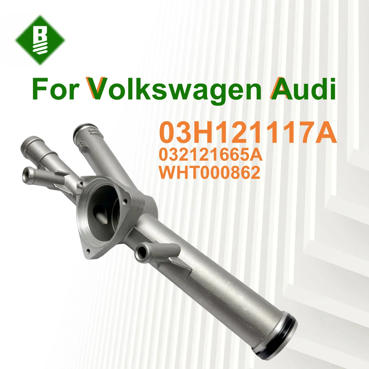 

03H121117A Thermostat Housing and Sealing Rubber Ring Are Suitable for EOS Passat Phaeton Touareg Q7 Skoda Superb