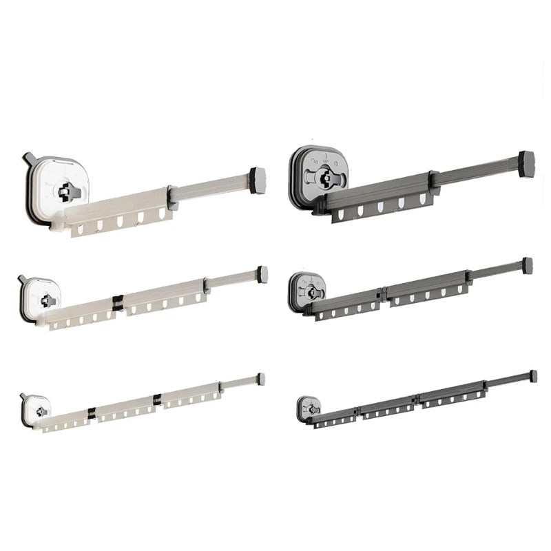 Эффективная складная вешалка для одежды экономящая место на стене веревки белья