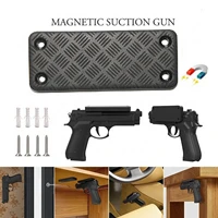 hot sale 1pcs magnet concealed gun pistol rifle mount holder magnetic holster table car fits handguns hunting