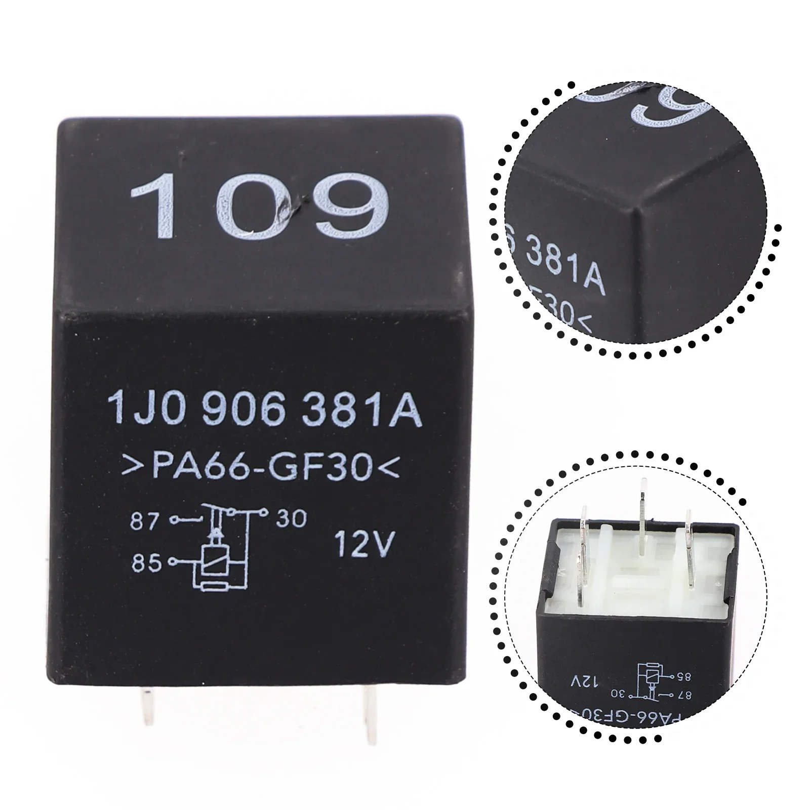 Простая установка ЭБУ Реле топливного насоса Блок питания двигателя 4-контактный