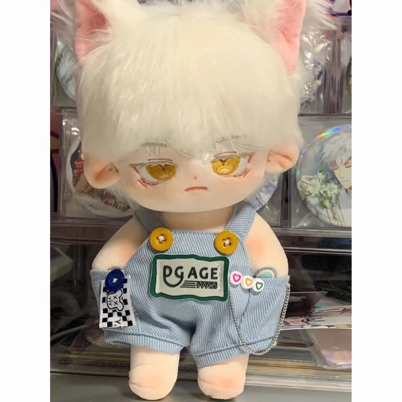 

Osborn Light and Night Cute Adorable Naked Body Plush Stuffed Cotton 20CM Game Anime Doll Handsome Kids Christmas Gifts