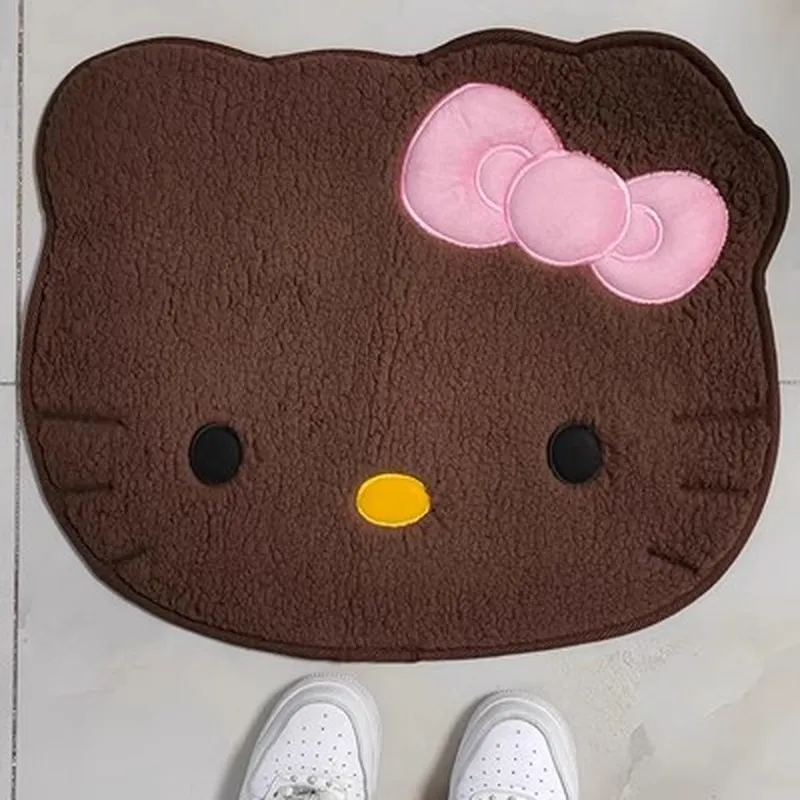 

Sanrio Hello Kitty Cartoon Carpet Floor Bath Mat Velvet Memory Cotton Children Absorbent Door Footmat Non Slip Bathroom Carpet