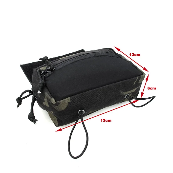 Sports Tactical Vest SS Chest Hanging Special Large Capacity Adhesive Front Belly Pocket 500D Non Reflective Cordura Fabric