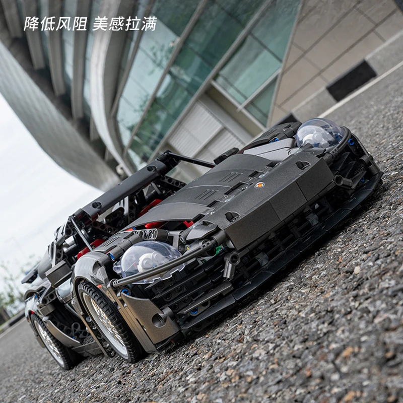 Строительные блоки в наличии MOC technrc Racing модель 1:10 спортивный автомобиль кирпичи