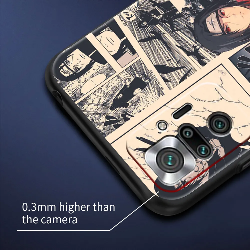 case for xiaomi redmi note 11 10 9 8 pro k40 10s 9s soft phone cover 8t 9a 9c 9t 7 tpu silicone back shell naruto hot comics sac free global shipping