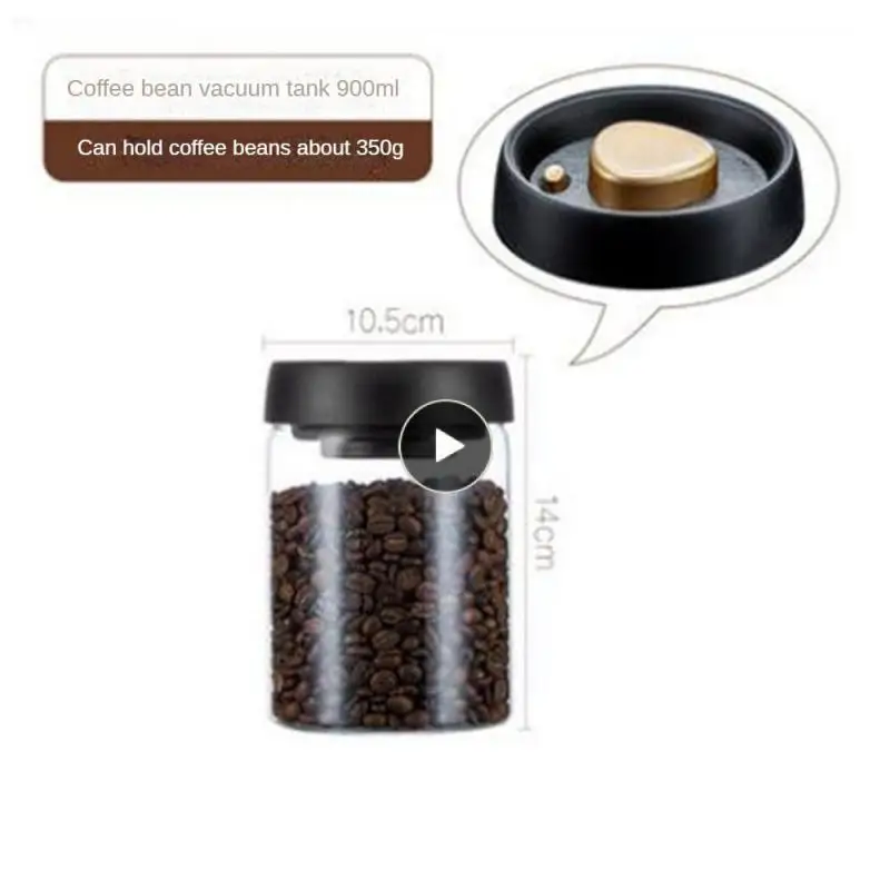 

Easy To Clean Glass Food Storage Tank Easy Entry And Exit Food Grade Pp Bottle Cap Household Moisture-proof Containers