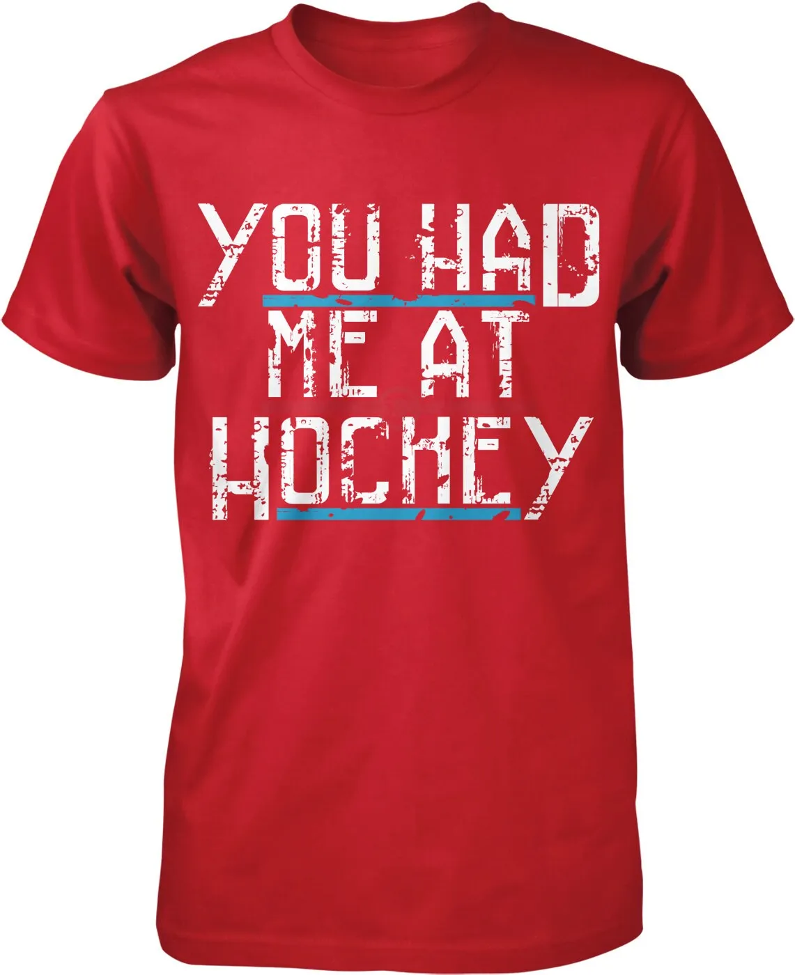 Мужская футболка You Had Me At Hockey I Love NOFO_00167